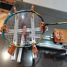 테니스 거트기 라켓 와이어 당기기 수동 줄 감는 기계 스트링머신, 1개, 풀스트링잉머신 + 키트