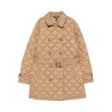 로렌랄프로렌 퀼팅 벨트 코트