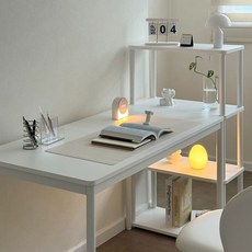 (10만원 즉시할인) 홈리 노트르 베이직 오피스 컴퓨터 화이트 학생 책상 책장 의자 데스크 600/800/1000/1200/1400, (추가구성)책장 3단 600 _MG01006