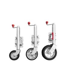 트레일러바퀴 텅잭 쟈키 카라반 캠핑 고하중 재키 잭, 8인치(설치 패키지 포함), 8인치 / (설치 패키지 포함), 1개