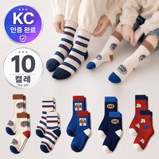 베베몽 꼬마데일리 아동용 어린이 패션양말 10켤레 세트