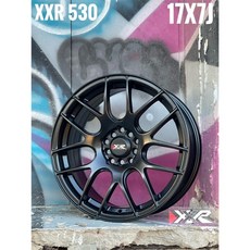 土城輪胎王 XXR530 17吋鋁圈 適用多種車型 提升操控性, 1個, 平光黑