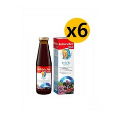 로트벡쉔 바이탈 아이언 포뮬러 비타민 주스 음료 450ml 6개 Rotbackchen 독일