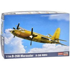 아카데미과학 B-26B 머로더 프라모델 전투기 밀리터리 조립 장난감 선물, 빠른배송