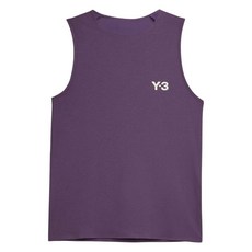 Y3 로고 프린트 컷아웃 퍼포먼스 탑