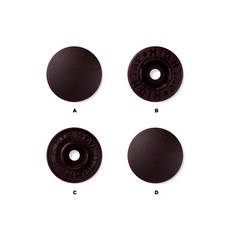 국산 티단추 하이탭 13mm 40세트, 1개, T 149-다크레디쉬퍼플
