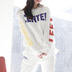 SOON2DLE 女士冬季中央分層慢跑褲套裝