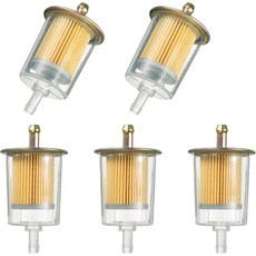 516 범용 연료 필터 산업용 트랙터 자동차 트럭 가솔린 엔진 인라인 라인 5 팩, 5-PACK