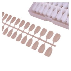 네일 팁 240개 쇼트 클리어 오벌 아몬드 초박형 꽃 스티커 포함 네일 샌딩된 네일 팁 풀 커버 플레인 칩 클리어칩 연습용 업무용 (240매 쇼트 꽃 스티커 포함)