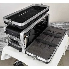 음향장비 믹서랙 케이스 이동식 음향 마이크보관 박스, 1개