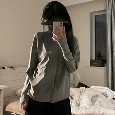 夏季防曬衣女新款冰絲防紫外線開衫長袖薄款戶外跑步防曬服外套潮