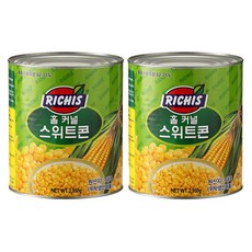동서 리치스 스위트콘 옥수수캔 통조림 2.95, 2개