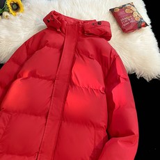 連帽保暖棉服外套 男女款潮流運動大衣 加厚過膝情侶款加長版