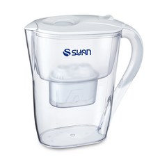 SUAN 대용량 4단계 초정밀 필터 피쳐형 친환경 미니 정수기 2.6L 필터 1개입