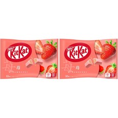 네슬레 일본 킷캣 딸기맛 초콜릿 10개입 2봉 세트 일본과자