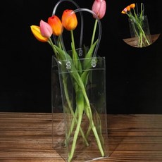 30cm 투명 쇼핑 백, 1개
