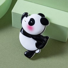 卡通熊貓冰箱貼創意恭喜發財立體麻將磁性貼品裝飾磁力貼陶瓷冰箱貼冰箱磁鐵可愛磁鐵吸鐵白板貼黑板貼居家裝飾, 瑜伽熊貓1