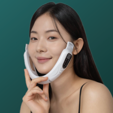 데이코드 이중턱 리프팅 브이라인밴드 EMS 얼굴 윤곽 마사지기 불독살 심부볼 제거기