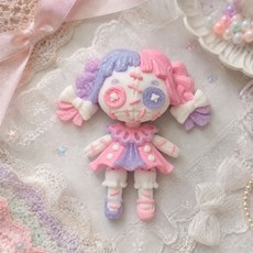 怪誕娃娃 7cm 3D打印潮玩掛件, 1個, 露比玥 限量款