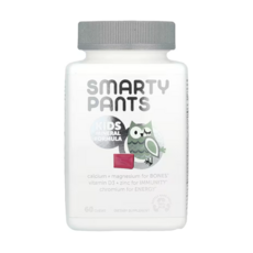 스마티팬츠 어린이 미네랄 베리맛 츄어블 60정 칼슘+마그네슘+비타민D+아연, 1개