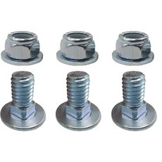 Generic (3/팩) 784-5581 784-5581A 캐리지 볼트 및 너트 키트 MTD 면도 플레이트 스크레이퍼 바 790-00120-0637 784-5581A-0637, Generic (3/팩) 784-5581 784-558
