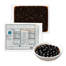 [주문제품] 1732. 타피오카펄(냉동)블랙 - 600g [하절기 아이스박스 무료]