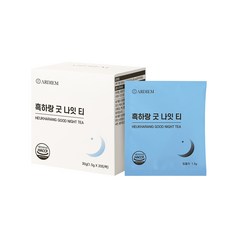 아르디엠 흑하랑 굿 나잇 티 수면 숙면차 상추 티백, 1박스, 20개입, 30g