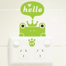 헬로우 깨굴왕자 데코 스위치스티커 아이방꾸미기 인테리어데코스티커