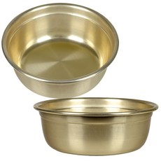 카시안 국산 양은 양푼이 33CM 세트 CH 알루미늄 양푼 대접 그릇 식당, 2개