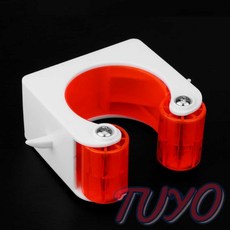 투요 자전거 벽거치대 클립형 수직자전거거치대 자전거스탠드거치대 자전거걸이, 자전거 벽거치대(중형)그린