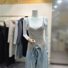 뷔스티에 포인트 니트 ES1BX004BECA 659595