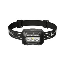 NITECORE HA13 RGB 戶外 AAA 頭燈 350流明 80米 白光/紅光/綠光/藍光 親膚反光頭帶 59g AAA / HLB1500, 黑色, 1個