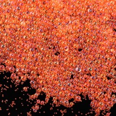 레진아트 10g 유리소재 주황 비즈 공예 꾸미기, 10봉