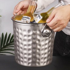 아이스 버킷 칠링 양주 얼음 통 버켓 바스켓 와인 칠러 술 쿨러 맥주 쿨링 샴페인 박스, 3-스텐와인칠링-7L, 7L, 1개