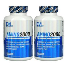 EVLUTIONNUTRITION 胺基酸2000素食膠囊, 2瓶, 150顆