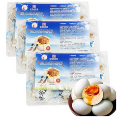 [빅판다] 웨이산호 염장 오리알 야단 찐오리알 유황 중국오리알, 3개, 362g