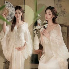 블랙 만삭 촬영 베이지 반목 화보 셀프 사진 임부복, 21번 드레스 캐미솔 원피스 포함