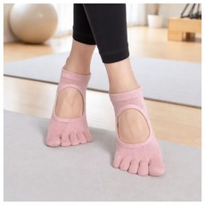 필라테스 토삭스 요가양말 미끄럼방지 통풍 메쉬 논슬립 2켤레 핑크