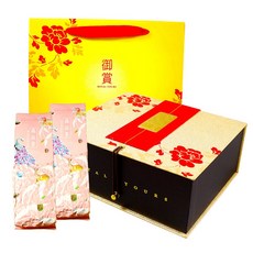 龍源茶品 阿里山清醇高山茶葉禮盒, 1套, 阿里山清醇勻亮高山茶150g2包