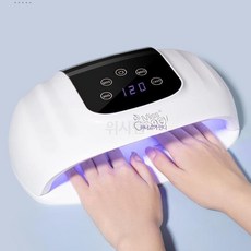 발톱 레이져 네일케어 손톱 기계 관리기 가정용 LED 램프, 3초 속건 광선요법 램프 - 적색광, 1개