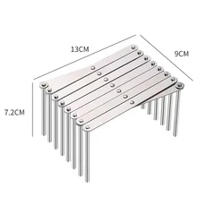 팬 뚜껑 주최자 냄비 뚜껑 홀더 조정 가능한 냄비 뚜껑 주최자 캐비닛 도어 냄비 접시 접시 랙 홀더 컨테이, 01 Large