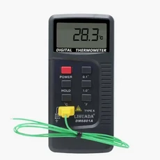 상업용 온도감지기 계측기 표면 접촉식 오일 센서, DM6801A 단일 채널 온도계