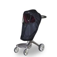 맘네스트 스토케 익스플로리 4계절 방풍 커버 V4 V5 V6 X 유모차 바람막이 커버, 4계절-블루블랙, 1개