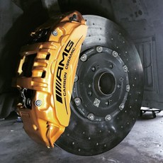 賓士 W205 C63S 陶煞 前後煞車皮 BENZ W213 E63 S63 C63 碳纖維 碳陶, 1個, 前來令（正廠）陶盤