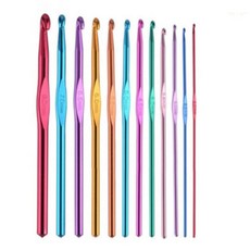 집쏙 12P 컬러 뜨개질 코바늘 세트 뜨개바늘