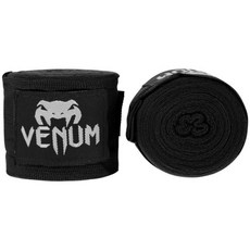古川小夫 VENUM 手綁帶 拳擊 Handwraps 綁帶 UFC MMA 泰拳 2.5米 4米 黑白, 1個