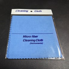 BGM 국산 악기 청소용 극세사 융 천 수건 클리너, 1개, 파란색