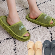 루체트리 청소패드 LALA 초극세사 기본 장착 리필 슬리퍼, LALAL청소슬리퍼 본품세트(그린)