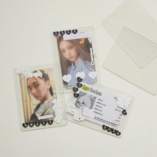 투명 포카 탑로더 가로 세로 슬리브 [포토카드 보호필름 케이스], 가로형, 가로형