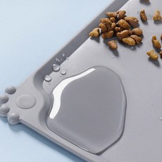 애견논슬립매트 반려동물 식기매트, 핑크